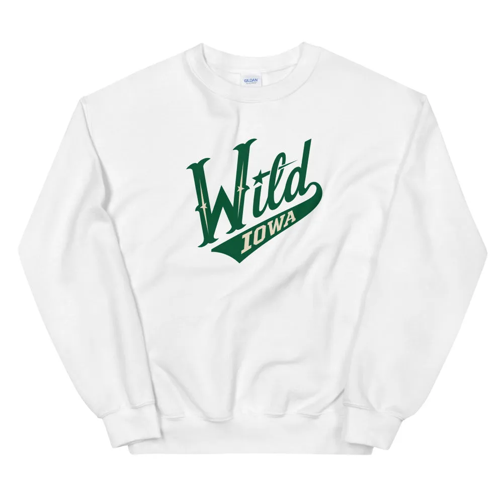 Iowa Wild Adult Primary Logo Crewneck Sweatshirt