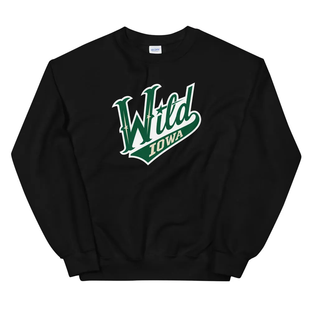 Iowa Wild Adult Primary Logo Crewneck Sweatshirt