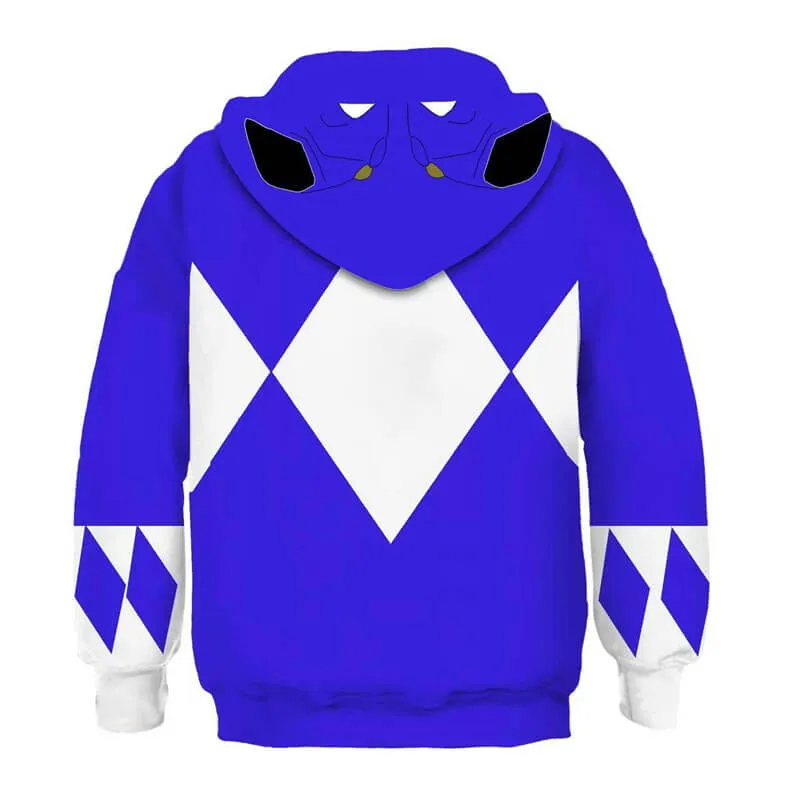 Kids Power Ranger Hoodies Power Ranger Sweatshirt Children Pullover Boys Hoodies ACcosplay