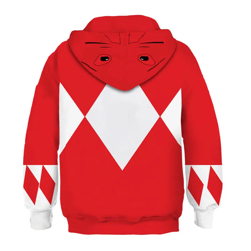 Kids Power Ranger Hoodies Power Ranger Sweatshirt Children Pullover Boys Hoodies ACcosplay