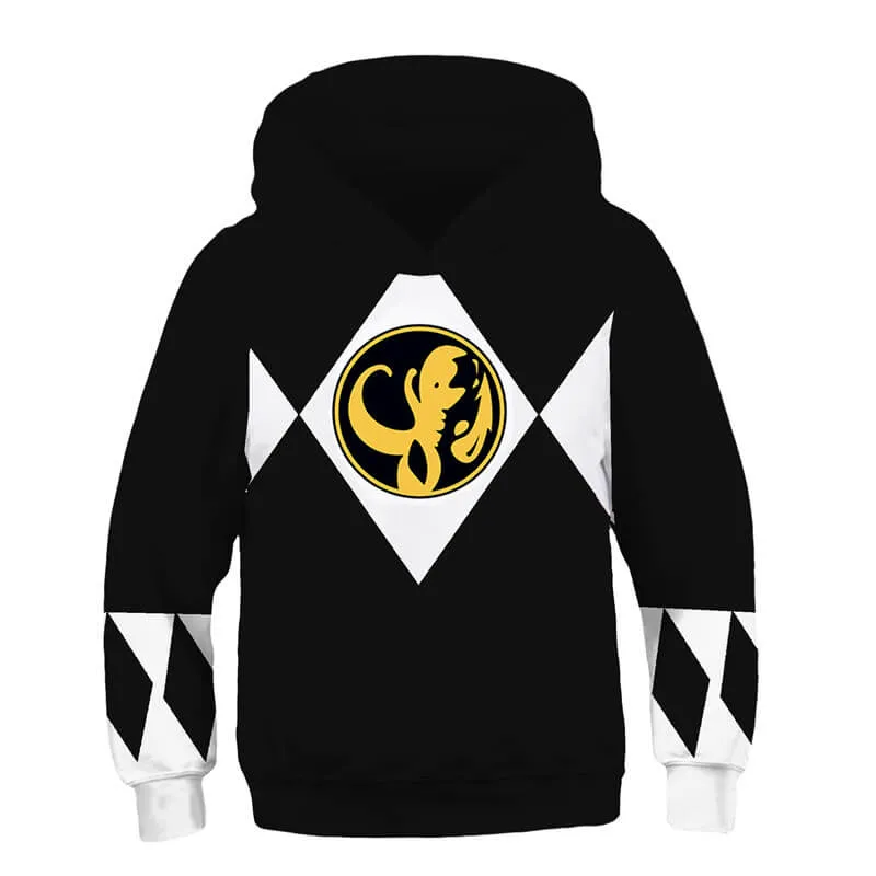 Kids Power Ranger Hoodies Power Ranger Sweatshirt Children Pullover Boys Hoodies ACcosplay