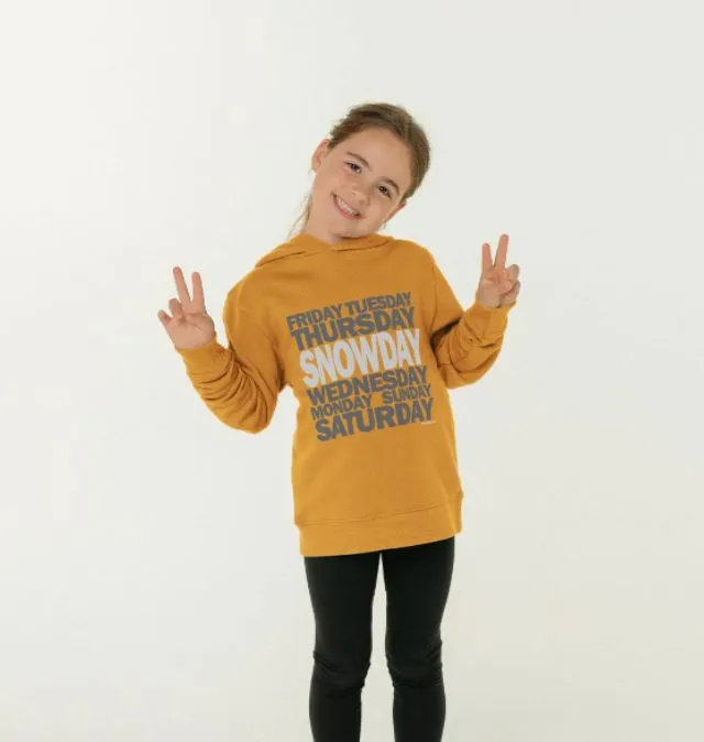 Kid's Snowday Organic Pullover Hoodie