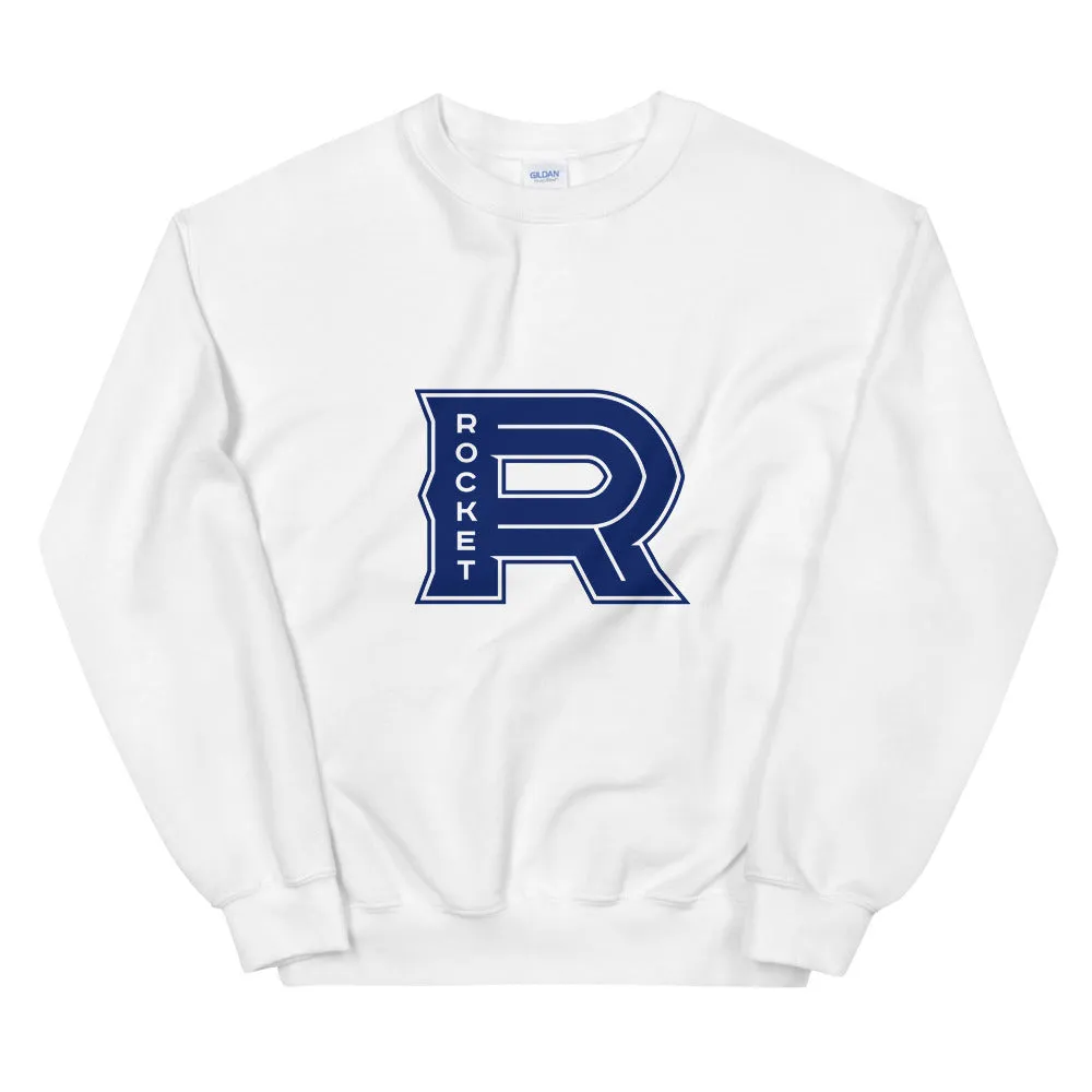 Laval Rocket Adult Primary Logo Crewneck Sweatshirt