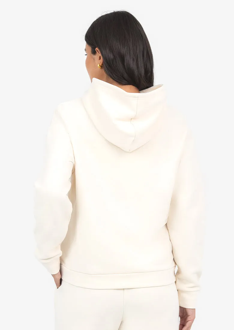 Life Lounge Oversized Hoodie Eggnog