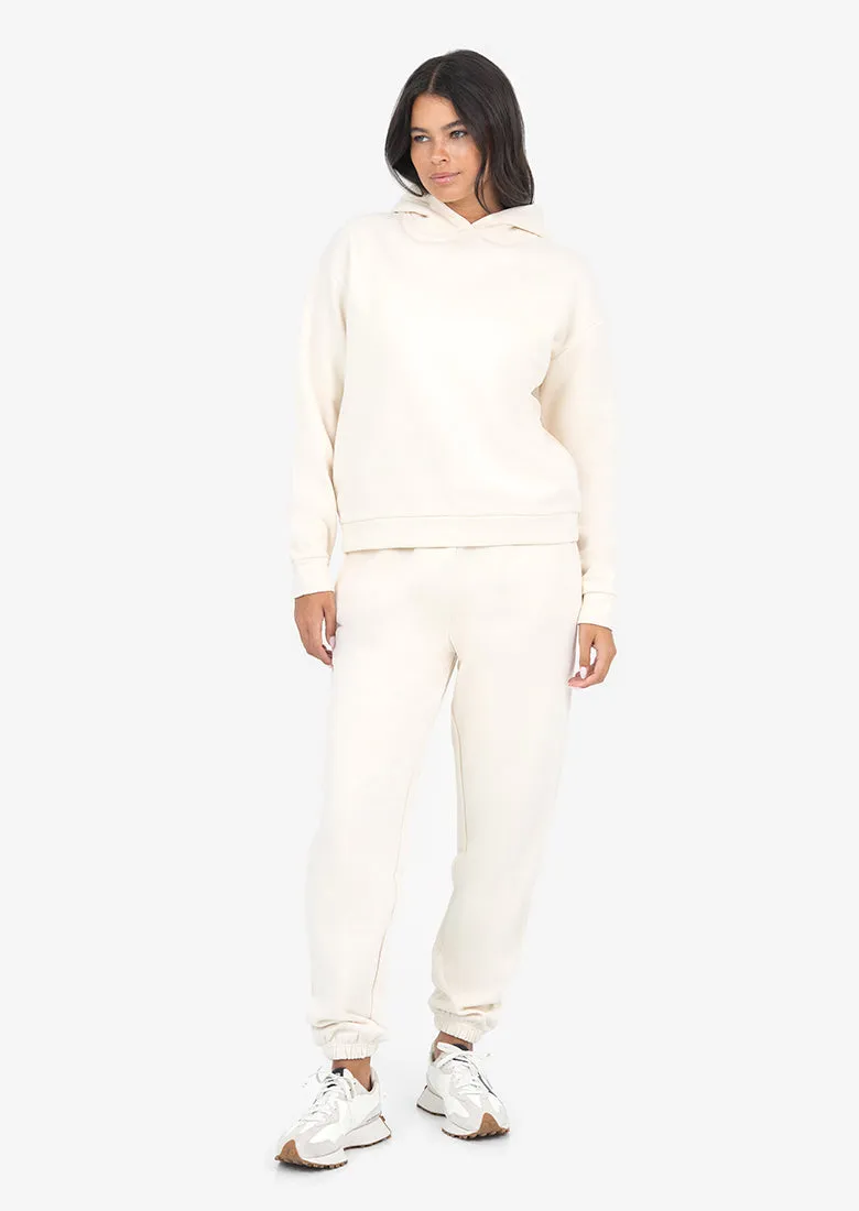 Life Lounge Oversized Hoodie Eggnog