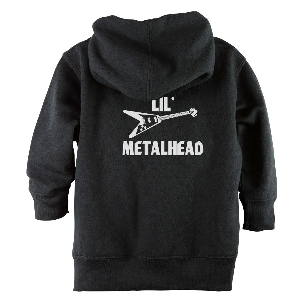 Lil' Metalhead Front Zipper Toddler Hoodie