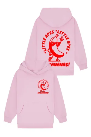 Little Apes Go Bananas! Hoodie - Light Pink