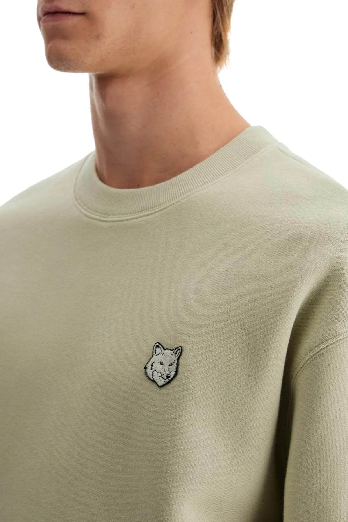 Maison Kitsune Bold Fox Head Crewneck Sweat