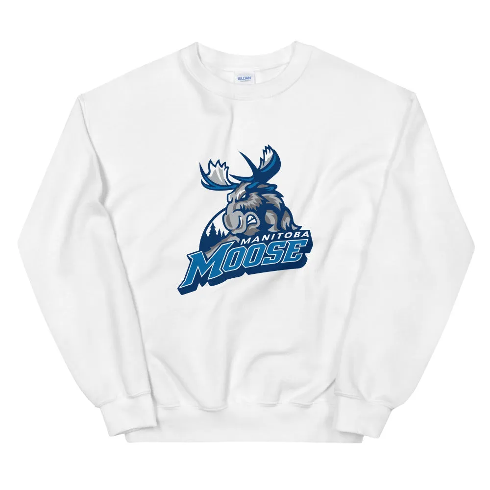 Manitoba Moose Adult Primary Logo Crewneck Sweatshirt