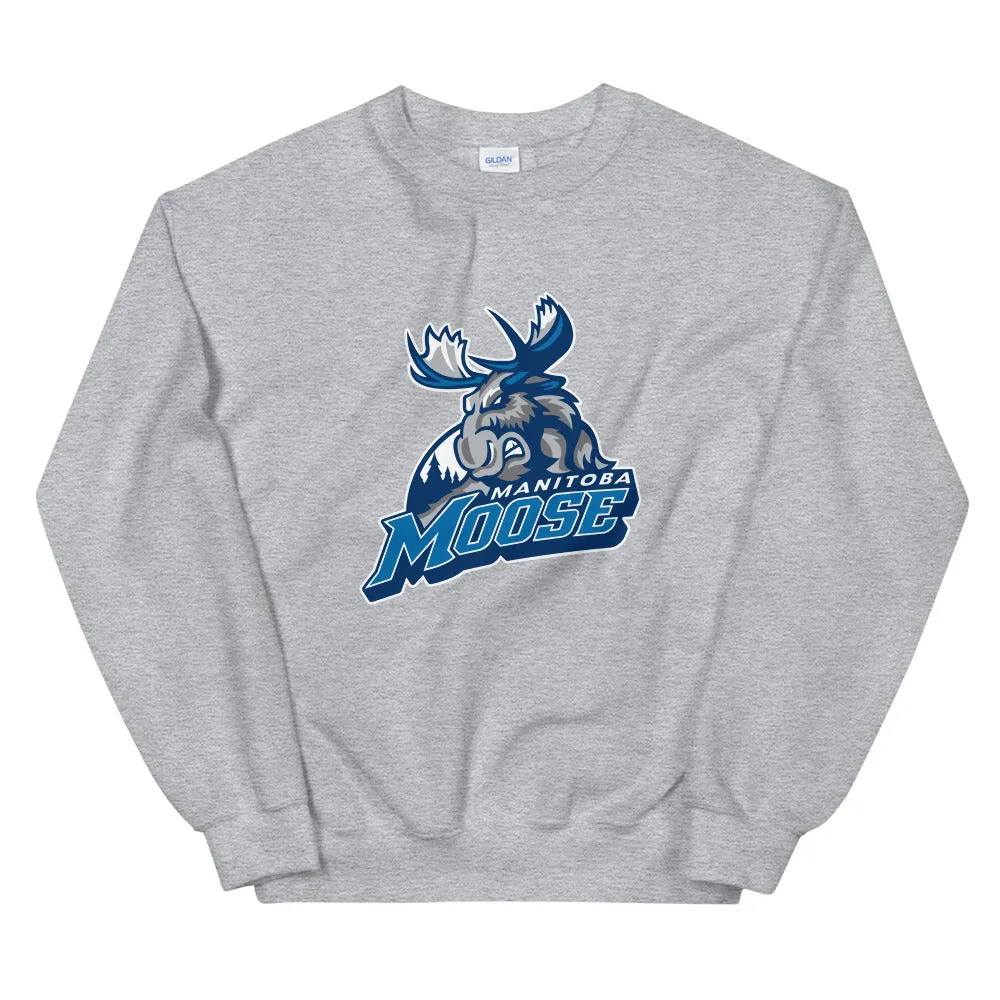 Manitoba Moose Adult Primary Logo Crewneck Sweatshirt