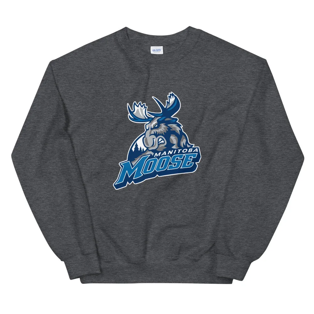 Manitoba Moose Adult Primary Logo Crewneck Sweatshirt