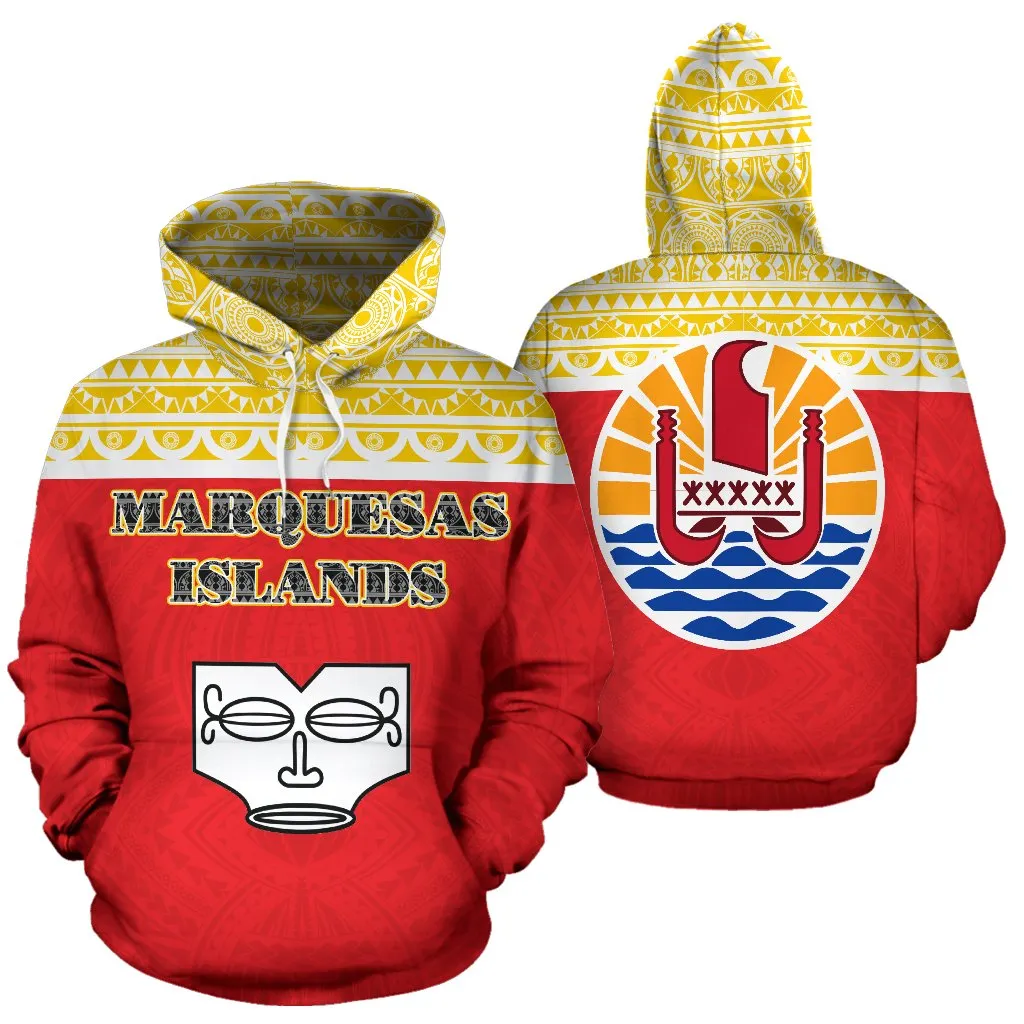 Marquesas Islands All Over Hoodie - BN01