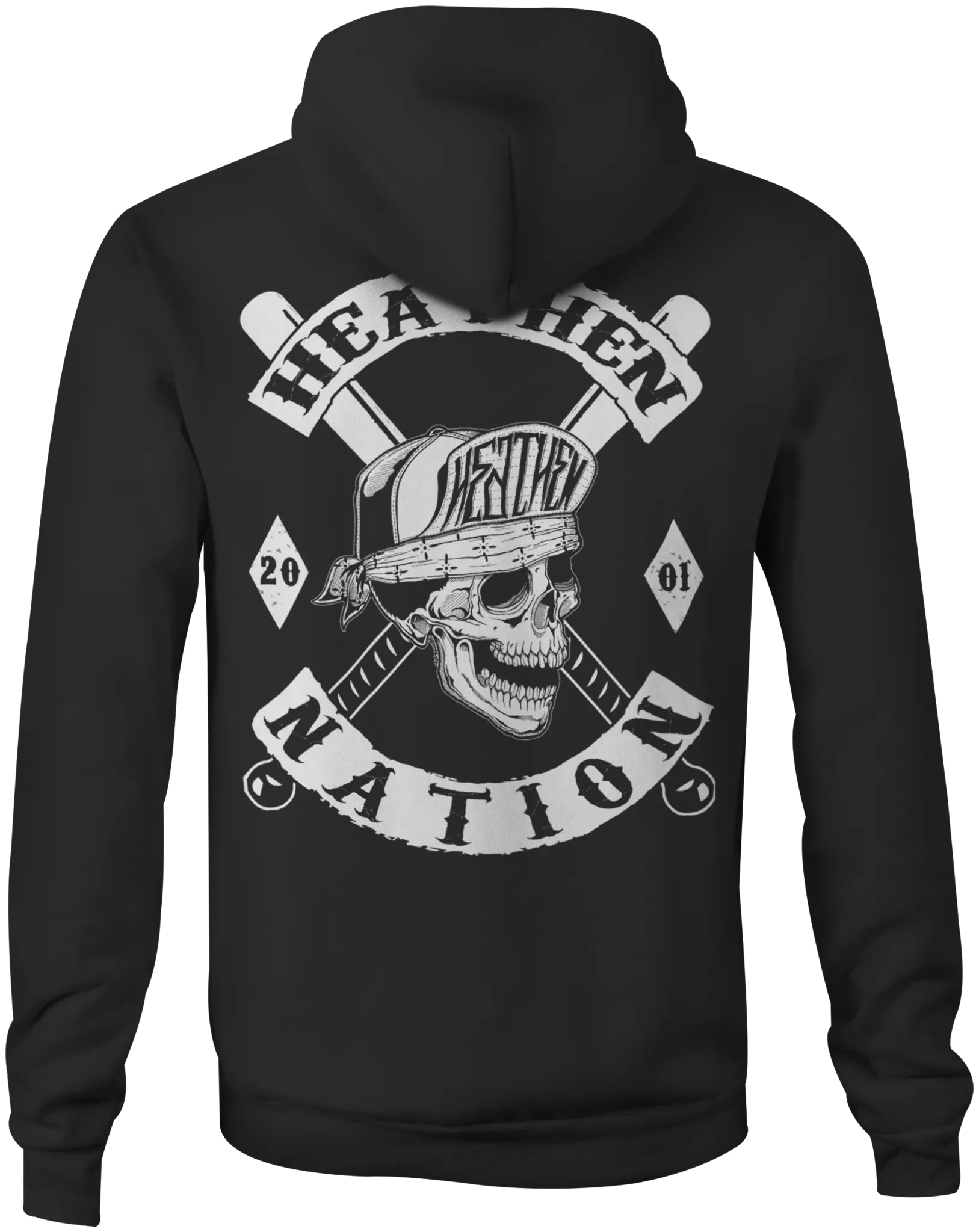 Men's Heathen Nation Zip Up Hoody