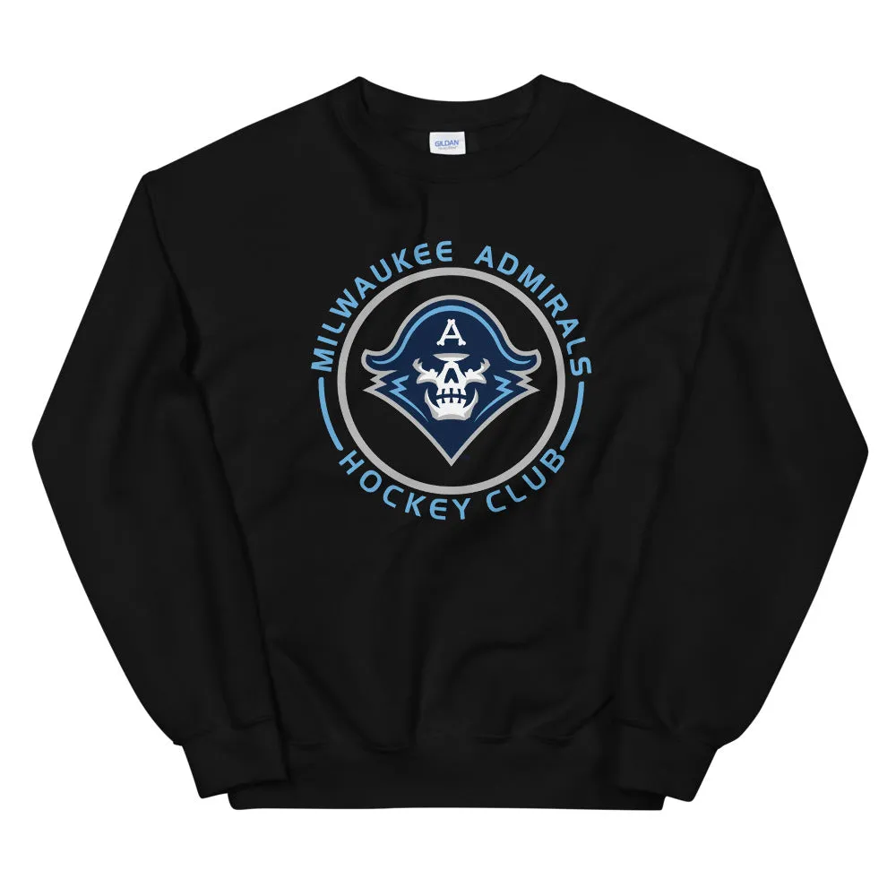 Milwaukee Admirals Adult Faceoff Crewneck Sweatshirt