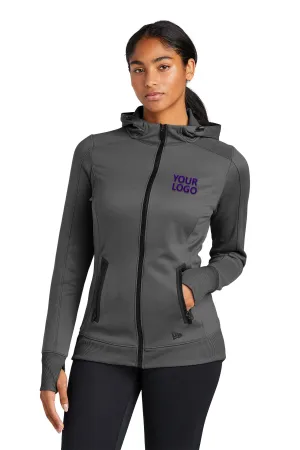 New Era Ladies Venue Custom Zip Hoodies, Graphite