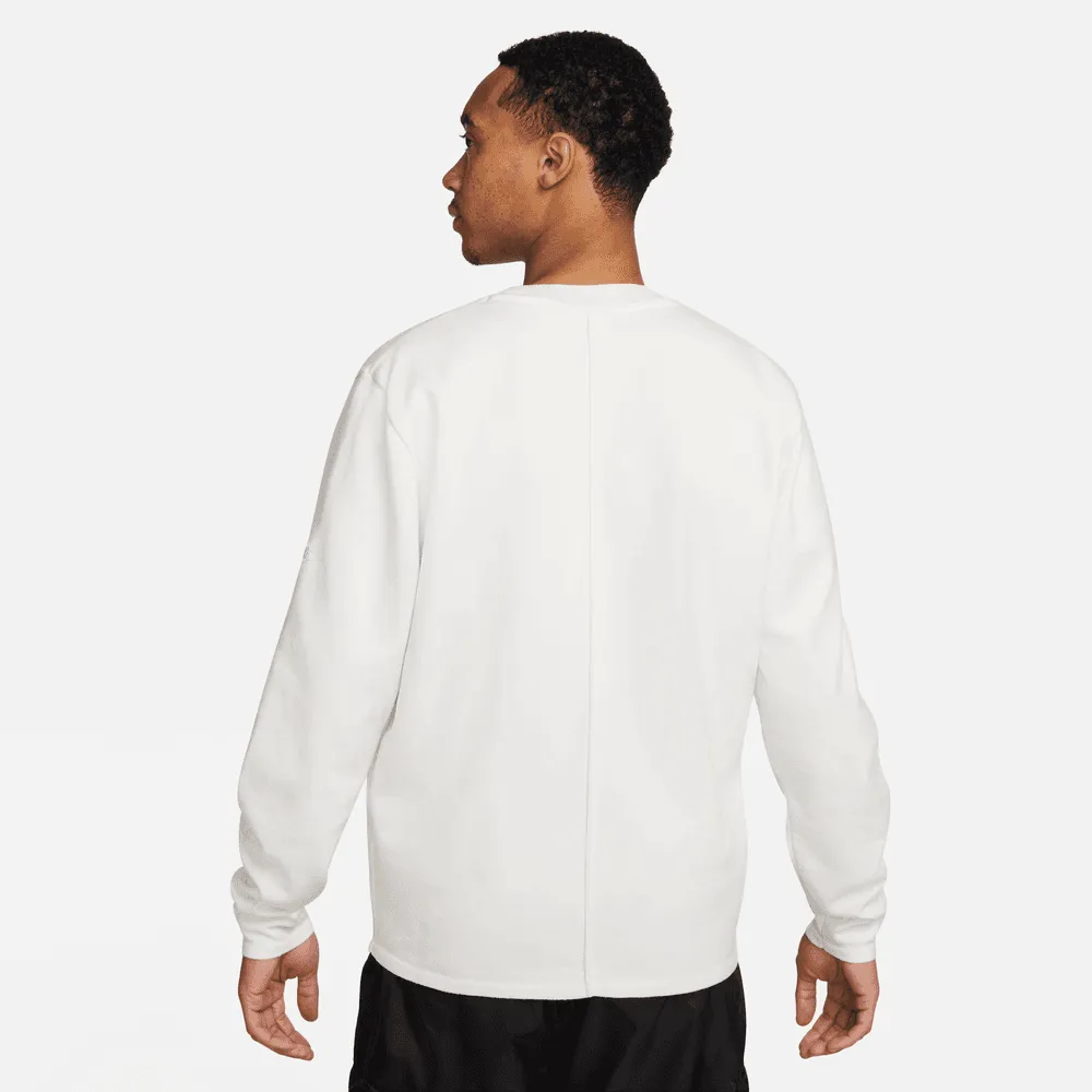 Nike Sportswear Therma-FIT ADV Tech Pack Men's White Engineered Tech Fleece Crew