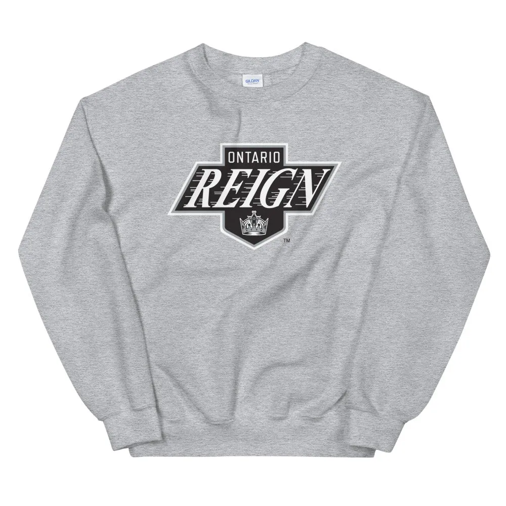 Ontario Reign Adult Primary Logo Crewneck Sweatshirt