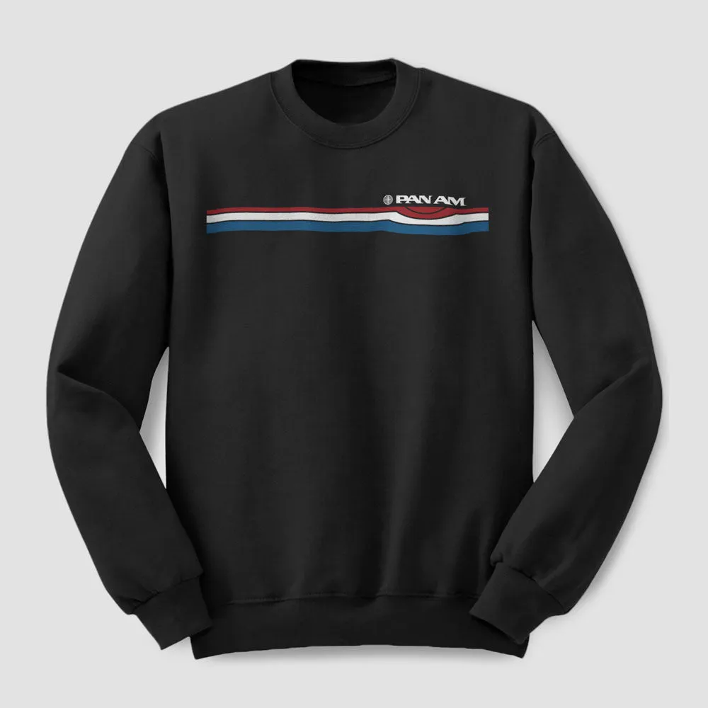 Pan Am Retro Stripe - Sweatshirt