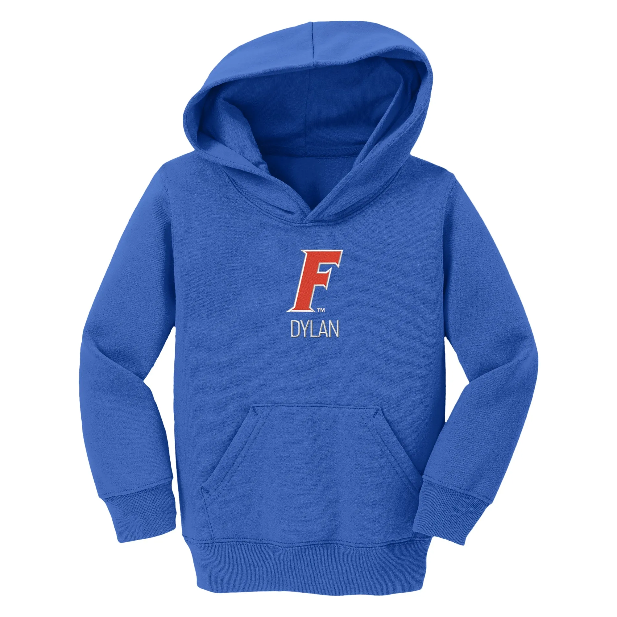 Personalized Florida Gators Slanted F Toddler Pullover Sweatshirt