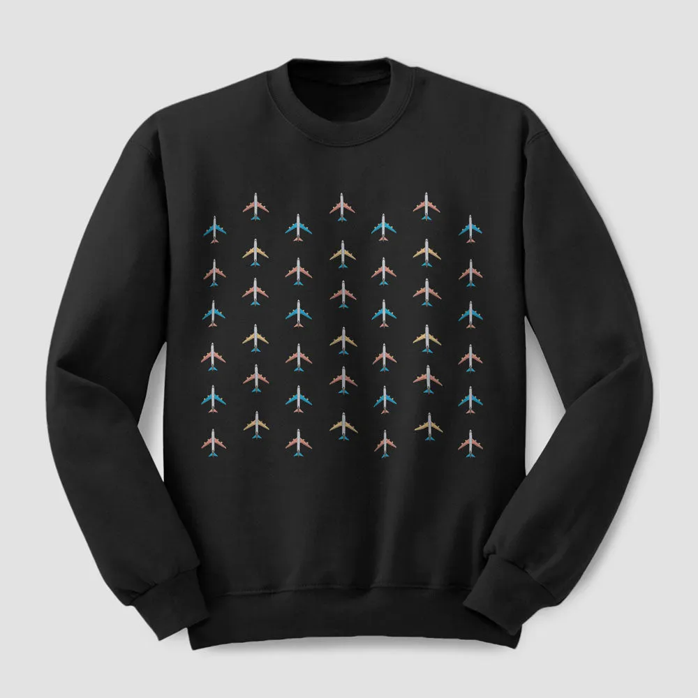 Planes Grey Sky - Sweatshirt