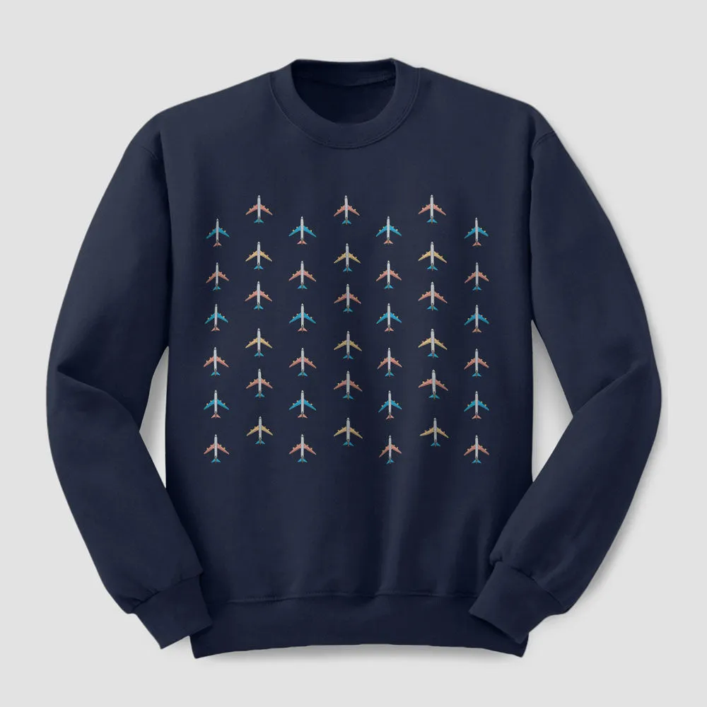 Planes Grey Sky - Sweatshirt