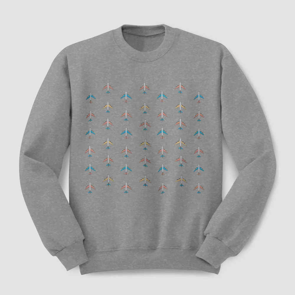 Planes Grey Sky - Sweatshirt