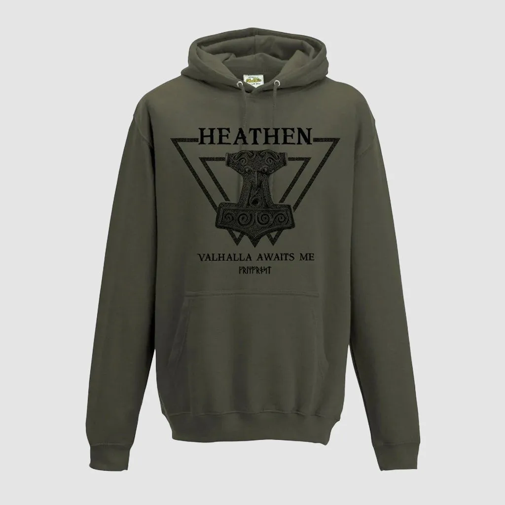 Premium Hoodie, Heathen, Green