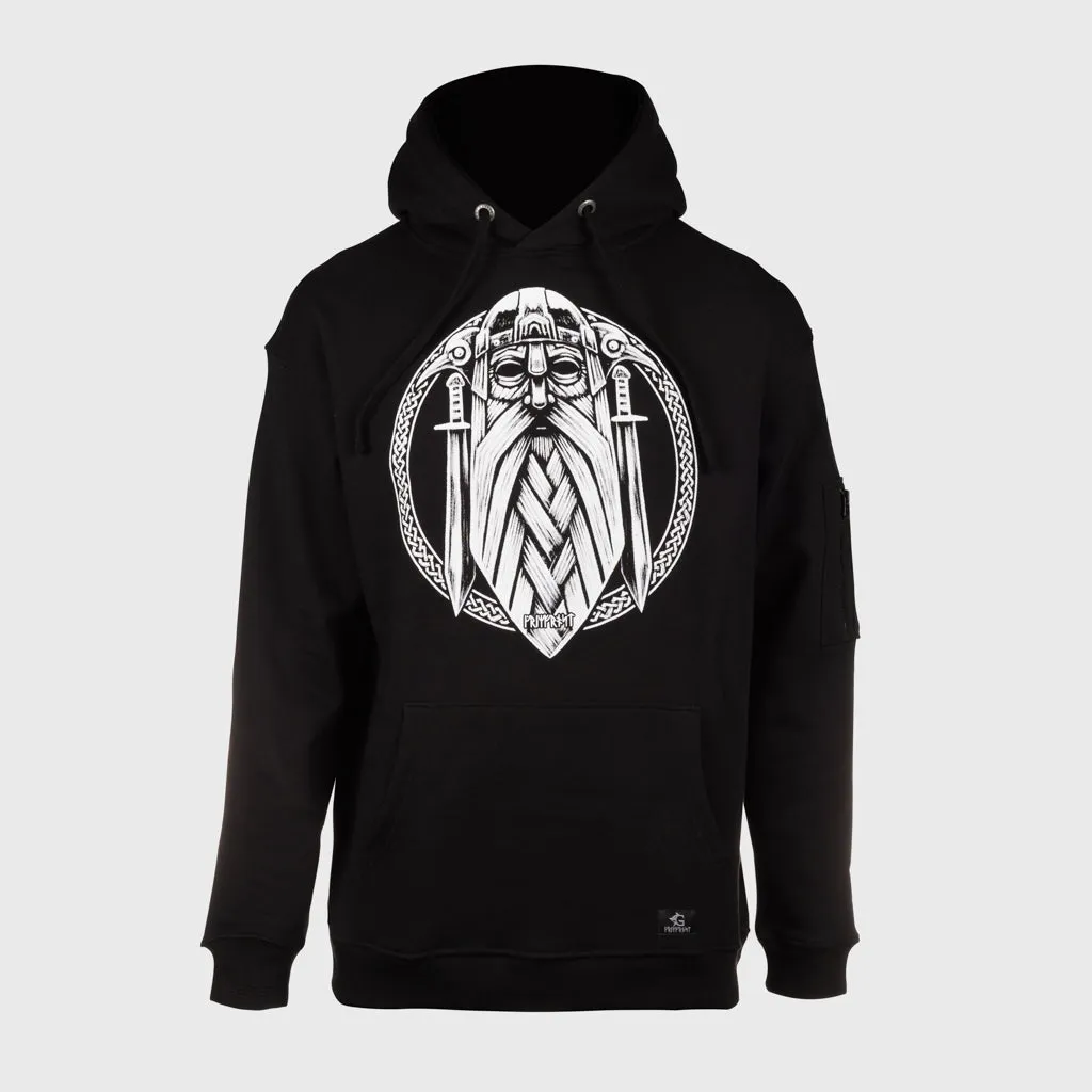 Premium Hoodie, Odin, Black