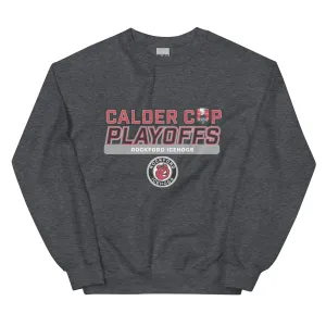 Rockford Icehogs 2024 Calder Cup Playoffs Adult Crew Neck Sweatshirt