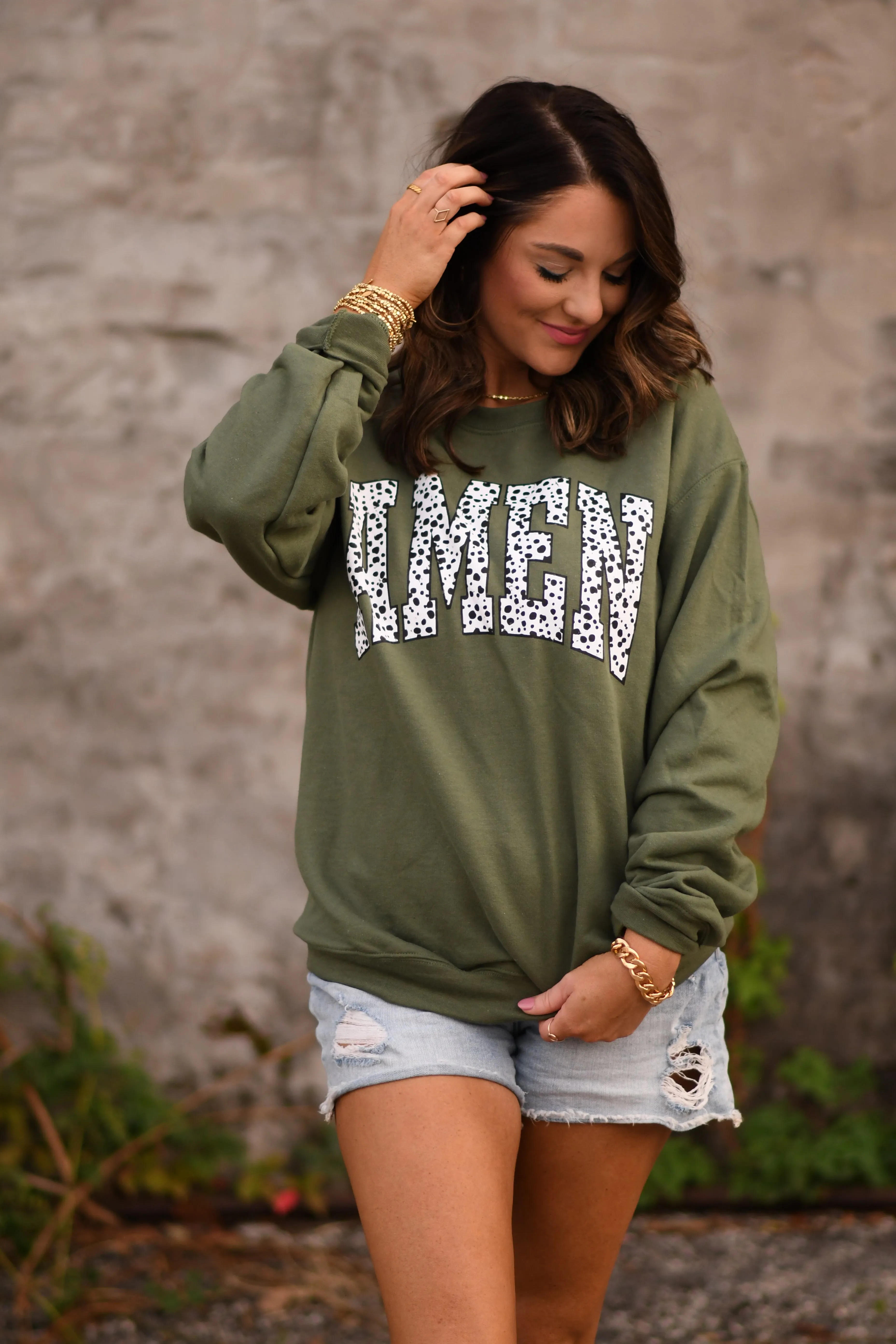 RTS Dalmatian Amen Sweatshirt