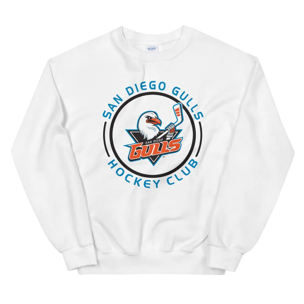 San Diego Gulls Adult Faceoff Crewneck Sweatshirt