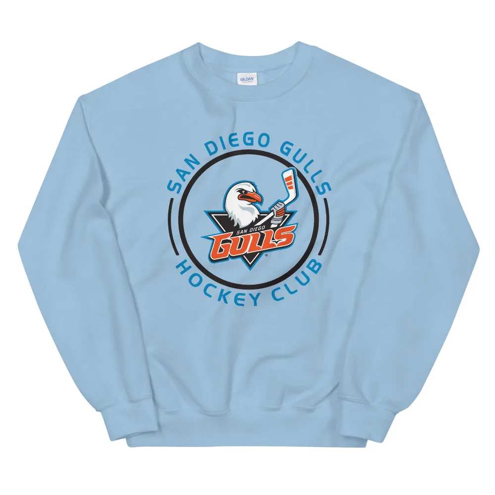 San Diego Gulls Adult Faceoff Crewneck Sweatshirt