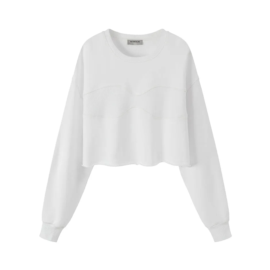 Self-Expression Cropped Sweatshirt