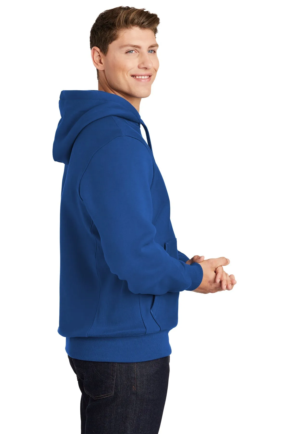 Sport-Tek Super Heavyweight Pullover Custom Hooded Sweatshirts, Royal