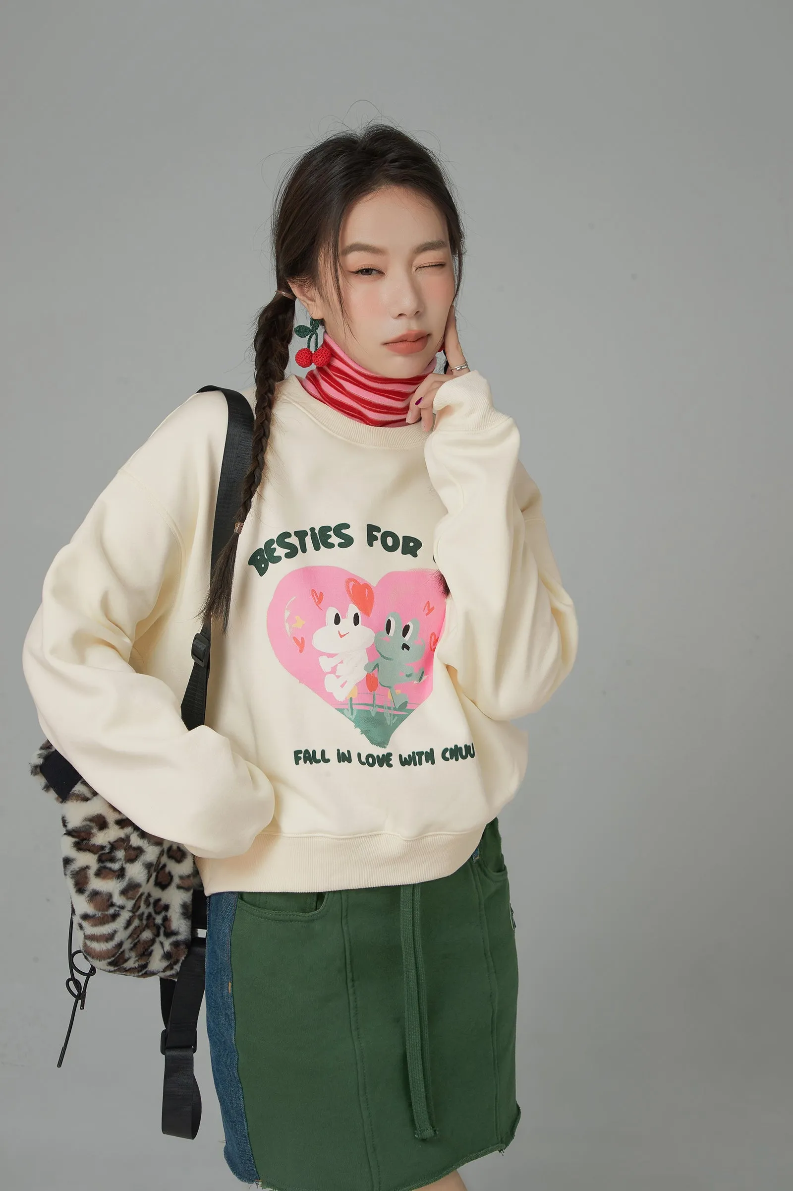 Tennis Frog Loose Fit Sweatshirt