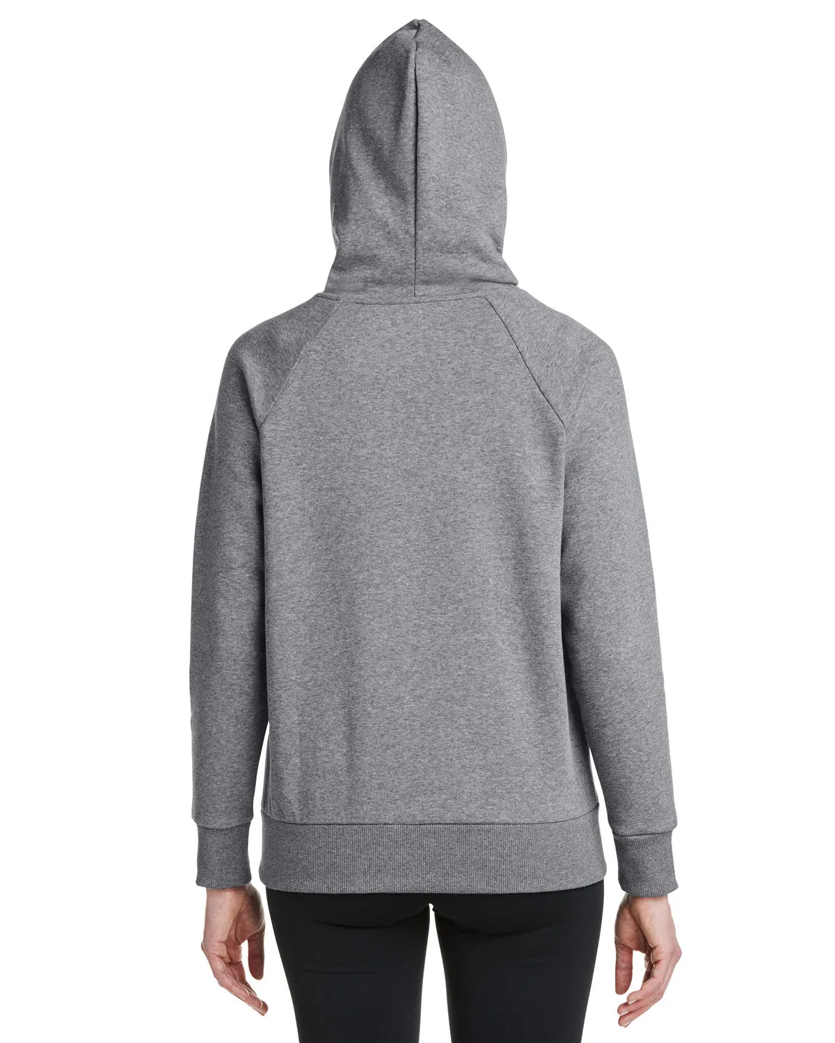 Under Armour Ladies Rival Fleece Hooded Custom Sweatshirts, Grey Light