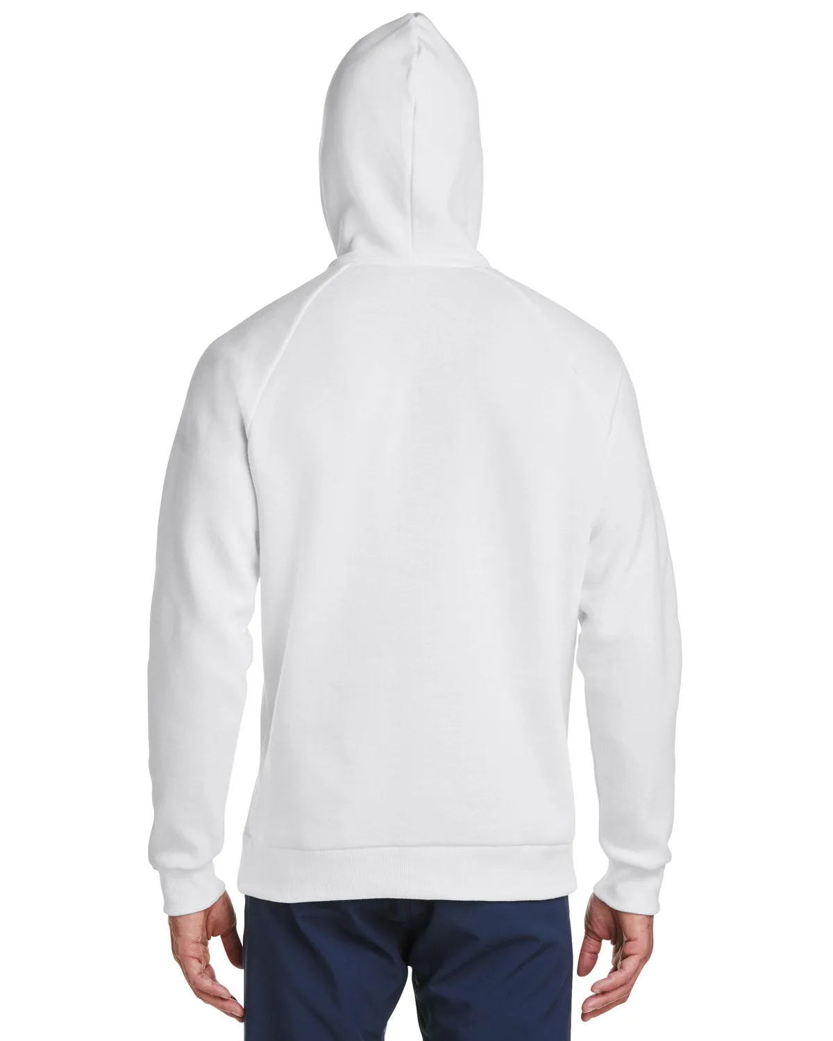 Under Armour Mens Rival Fleece Hooded Custom Sweatshirts, White