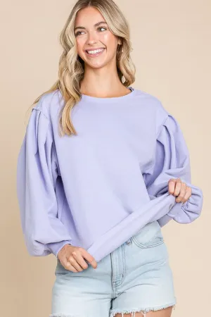 Very Peri Fit Bubble Sweatshirts