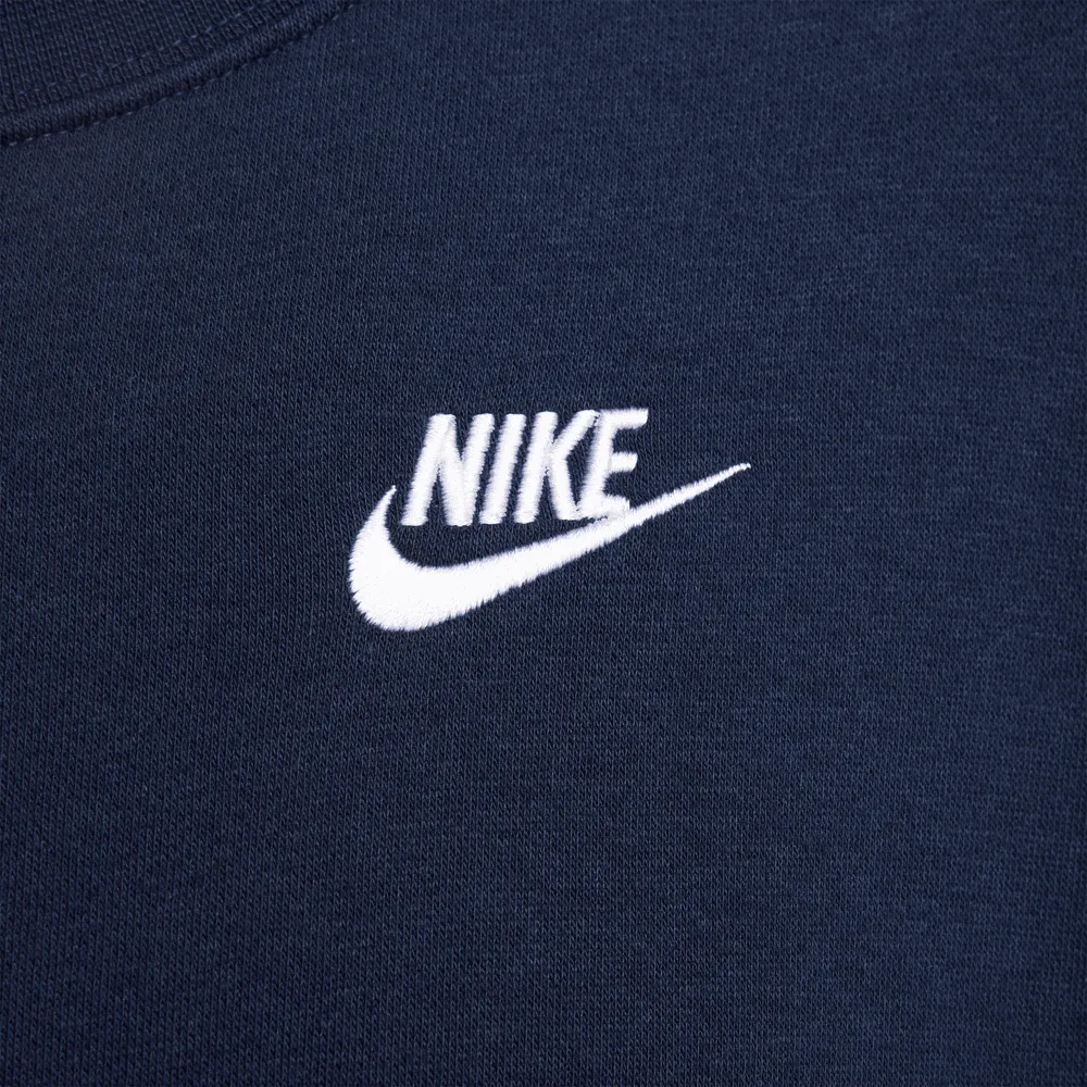 W NSW Club Fleece Crew-Neck Sweatshirt 'Obsidian/White'