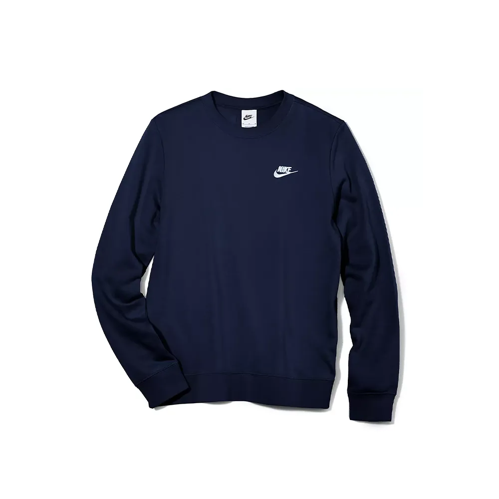 W NSW Club Fleece Crew-Neck Sweatshirt 'Obsidian/White'