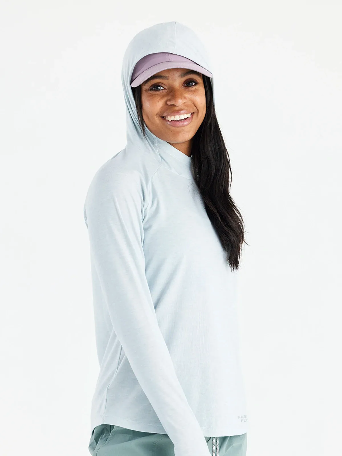 Women's Elevate Hoodie - Heather Tide Pool