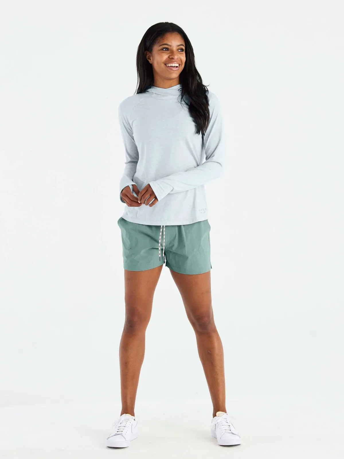 Women's Elevate Hoodie - Heather Tide Pool