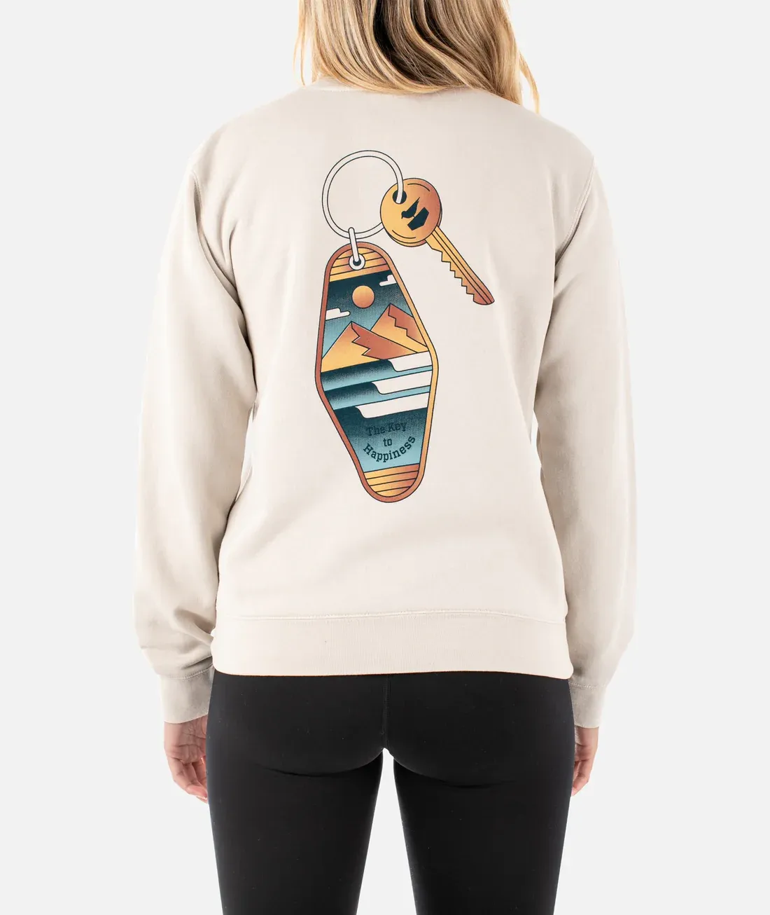 Women's Key To Happiness Crewneck