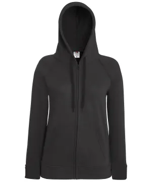 Womens lightweight hooded sweatshirt jacket | Light Graphite