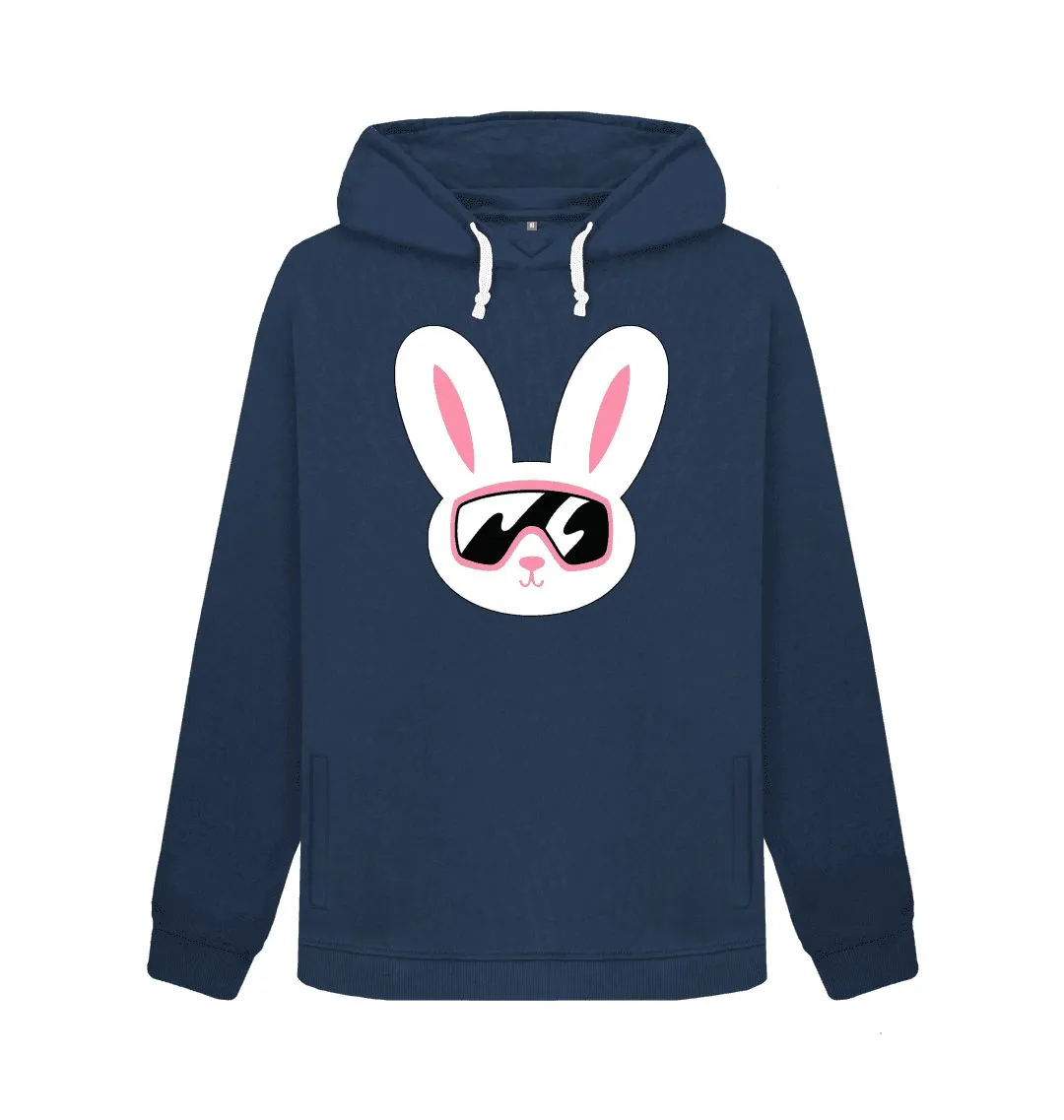 Women's Ski Bunny Organic Pullover Hoodie