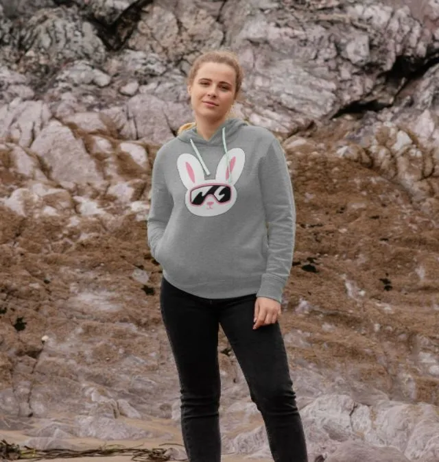 Women's Ski Bunny Organic Pullover Hoodie