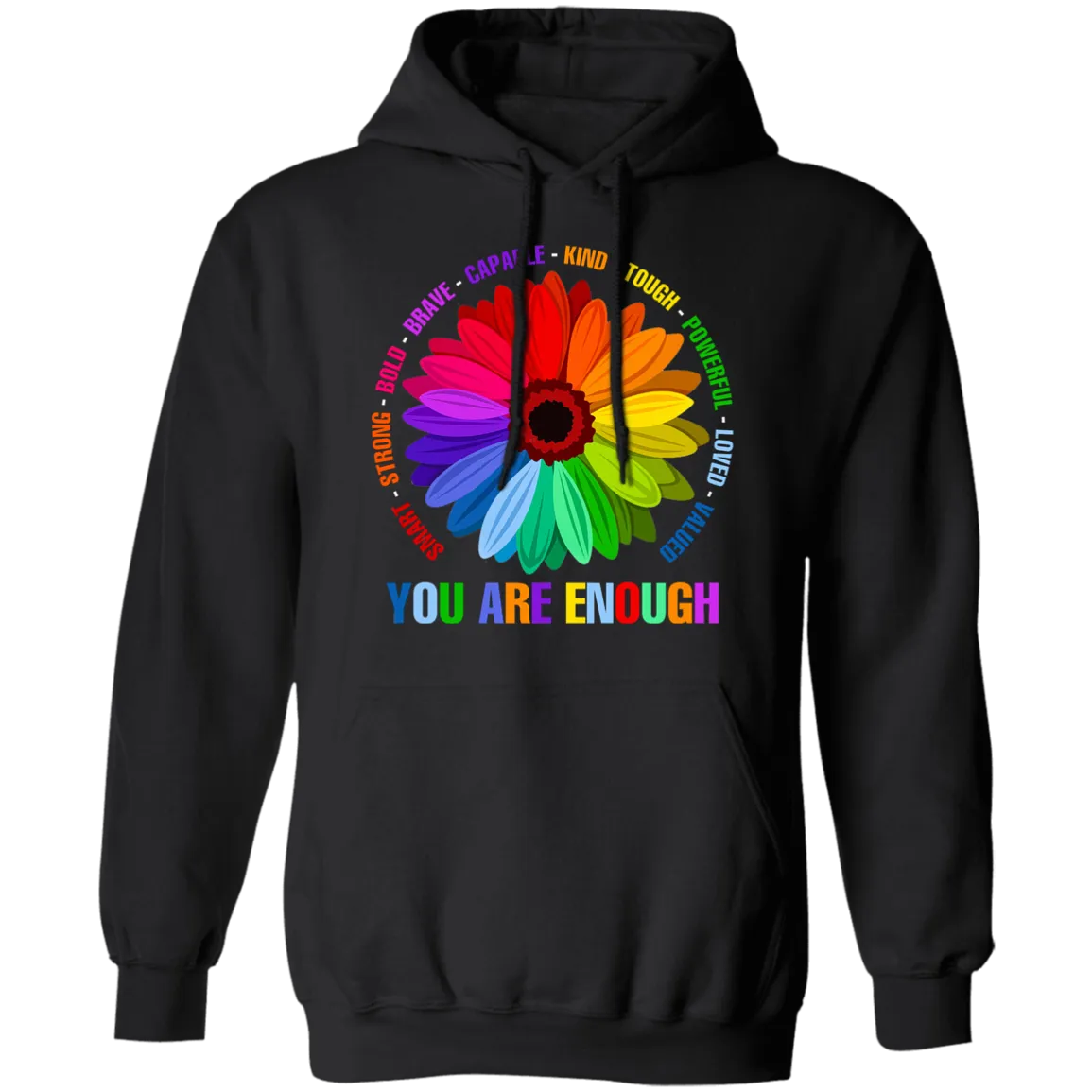 You are enough Pullover Hoodie